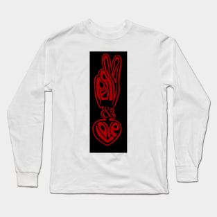 Peace and love Long Sleeve T-Shirt